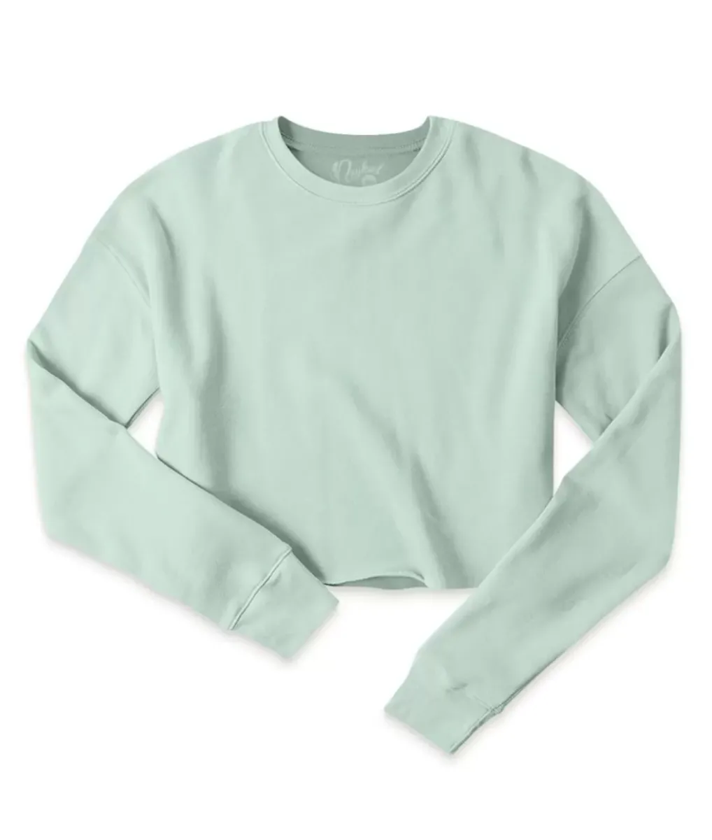 Discount Nayked Apparel Women'S Ridiculously Soft Cropped Sweatshirt