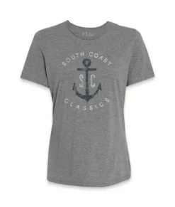 Sale Nayked Apparel Women'S Ridiculously Soft Lightweight Graphic T-Shirt | Sc Anchor