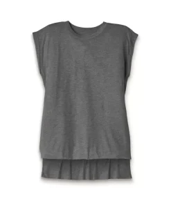 Outlet Nayked Apparel Women'S Ridiculously Soft Flowy Rolled Cuffs Muscle Tee