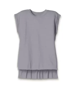 Outlet Nayked Apparel Women'S Ridiculously Soft Flowy Rolled Cuffs Muscle Tee