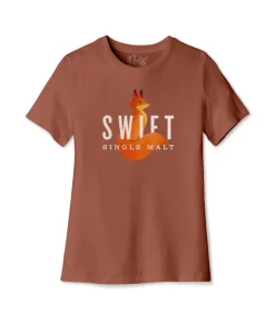 Clearance Nayked Apparel Women'S Ridiculously Soft Relaxed Fit 100% Cotton Graphic T-Shirt | Swift Single Malt
