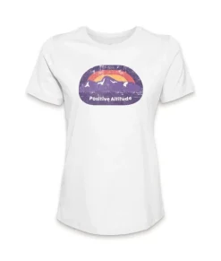 Discount Nayked Apparel Women'S Ridiculously Soft 100% Cotton Graphic Tee | Positive Altitude