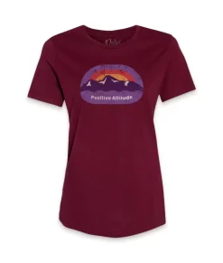 Discount Nayked Apparel Women'S Ridiculously Soft 100% Cotton Graphic Tee | Positive Altitude