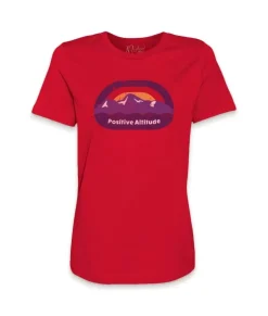 Discount Nayked Apparel Women'S Ridiculously Soft 100% Cotton Graphic Tee | Positive Altitude
