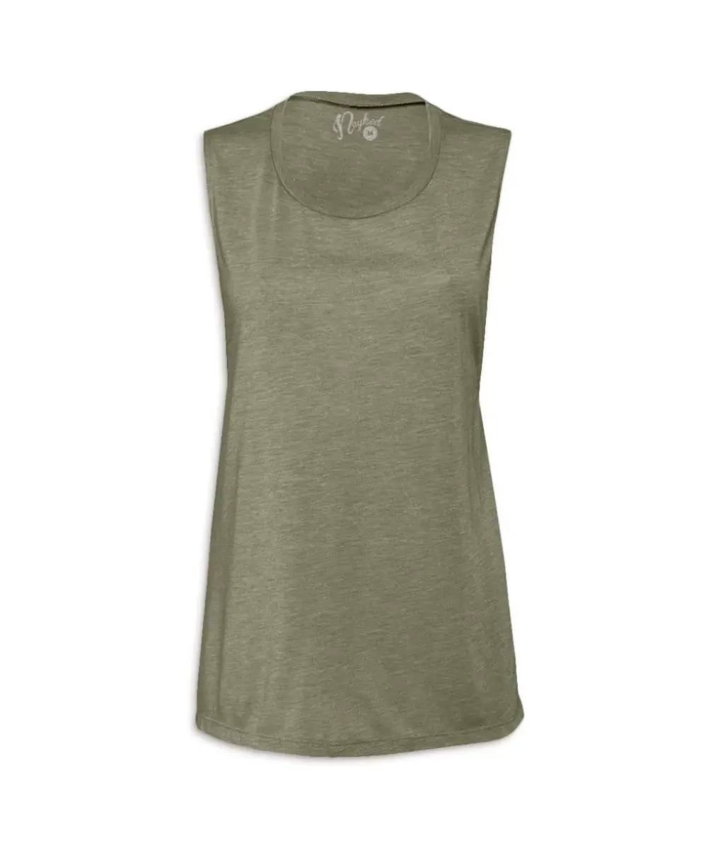 Fashion Nayked Apparel Women'S Ridiculously Soft Scoop Muscle Tank