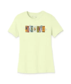New Nayked Apparel Women'S Ridiculously Soft Lightweight Graphic Tee | Wild & Free