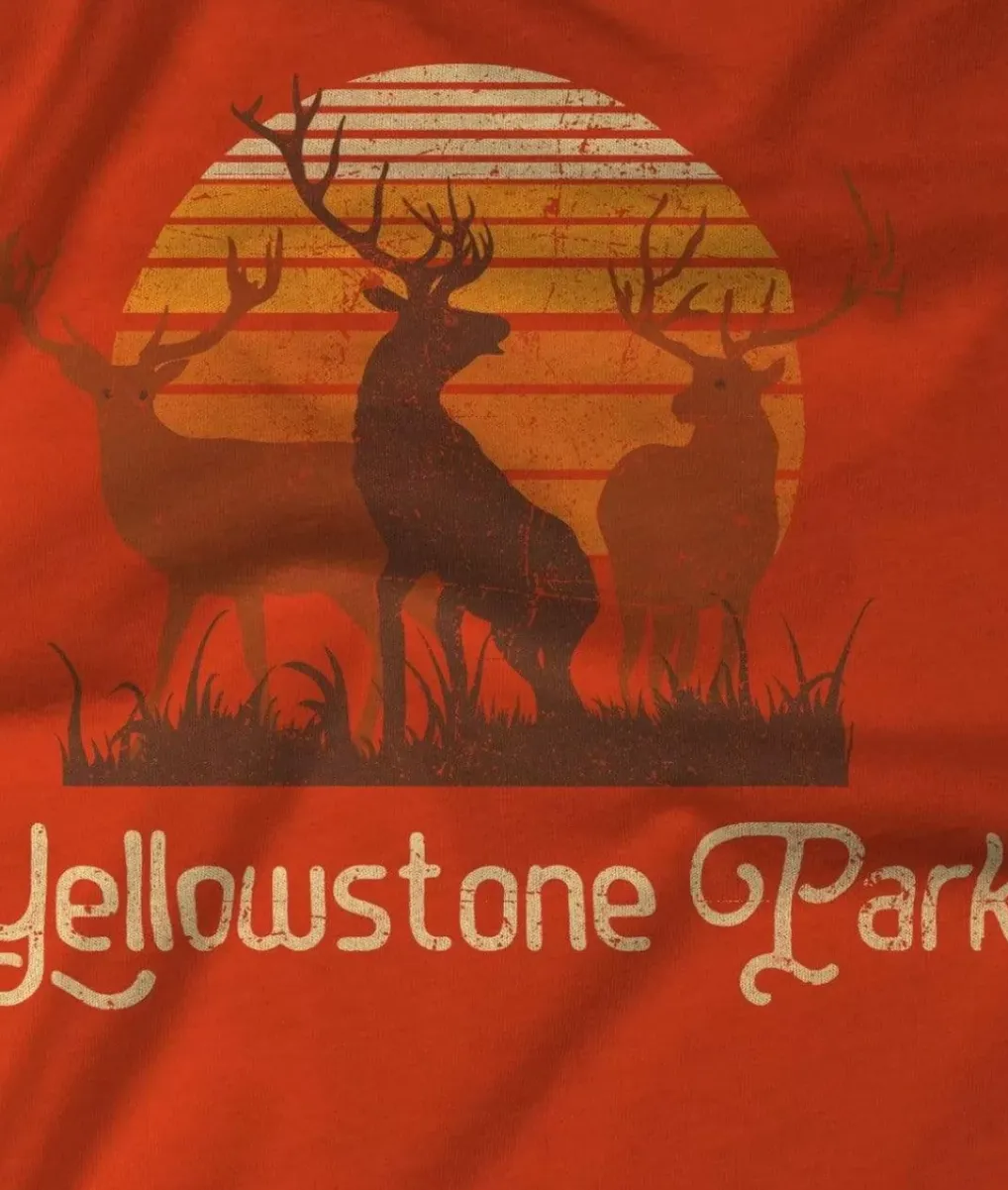 Sale Nayked Apparel Women'S Ridiculously Soft Graphic Tee | Yellowstone Park