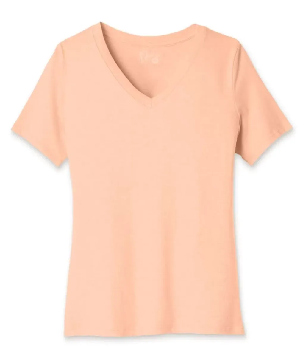 Best Nayked Apparel Women'S Ridiculously Soft Relaxed Fit V-Neck T-Shirt