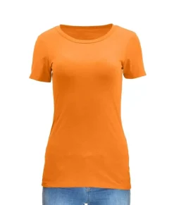 Sale Nayked Apparel Women'S Ridiculously Soft Midweight Crew Neck T-Shirt