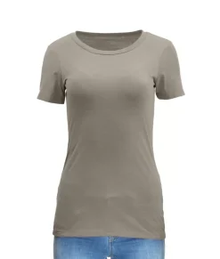 Sale Nayked Apparel Women'S Ridiculously Soft Midweight Crew Neck T-Shirt