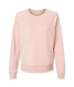 Fashion Nayked Apparel Women'S Snuggly Soft Reverse Fleece Sweatshirt