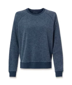 Fashion Nayked Apparel Women'S Snuggly Soft Reverse Fleece Sweatshirt