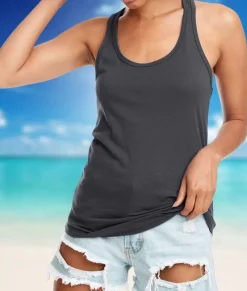 Best Nayked Apparel Women'S Soft Classic Racerback Tank Top