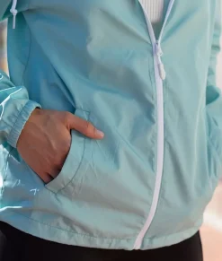 Outlet Nayked Apparel Women'S Soft Lightweight Oversized Full-Zip Windbreaker Jacket