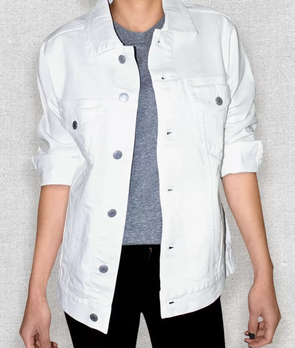 Clearance Nayked Apparel Women'S Soft Oversized Vintage Denim Jacket