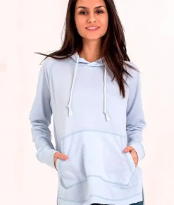 New Nayked Apparel Women'S Soft Tunic Fleece Hoodie