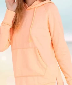 Hot Nayked Apparel Women'S Soft Tunic Fleece Hoodie