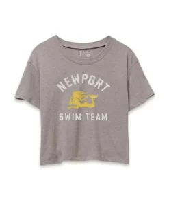 Fashion Nayked Apparel Women'S Vintage Graphic Crop T-Shirt | Newport